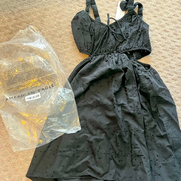 American Eagle Cut-Out Tank Mini Dress NWT - Picture 4 of 4